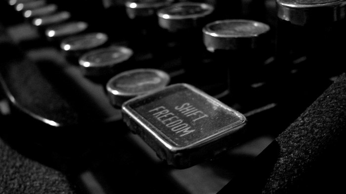 Typewriter Shift Freedom Key
