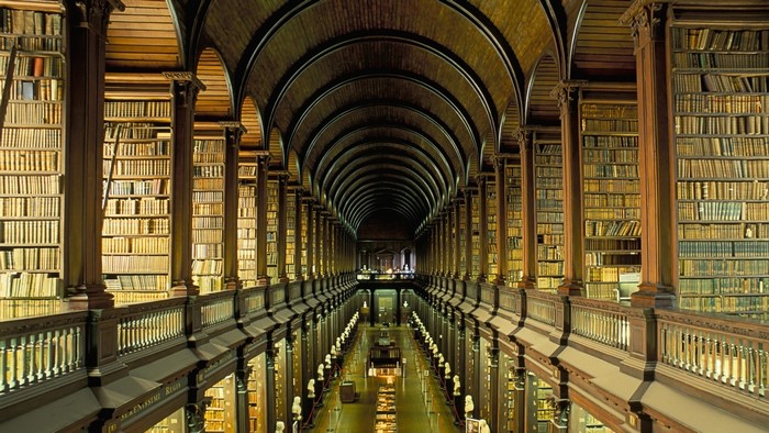 Trinity College Library Long Room, Dublin, Ireland
