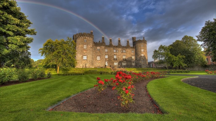 Rainbow over Kilkenny Castle, Ireland