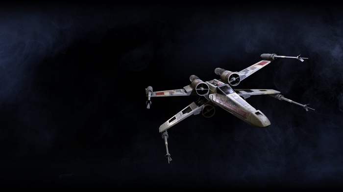 T-65B X-wing starfighter from Star Wars Battlefront II