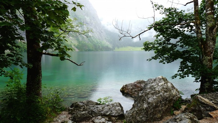 Lake Obersee in Bavaria