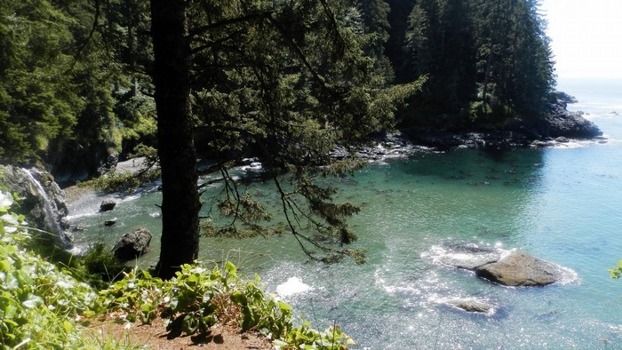 Sombrio Cove Juan De Fuca Trail Vancouver Island BC