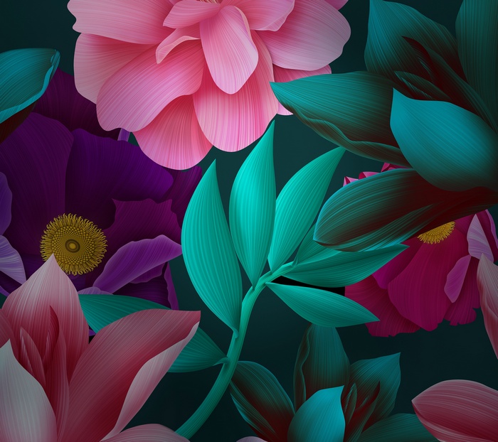 Leaves, Huawei Mate 10, Stock, Flowers