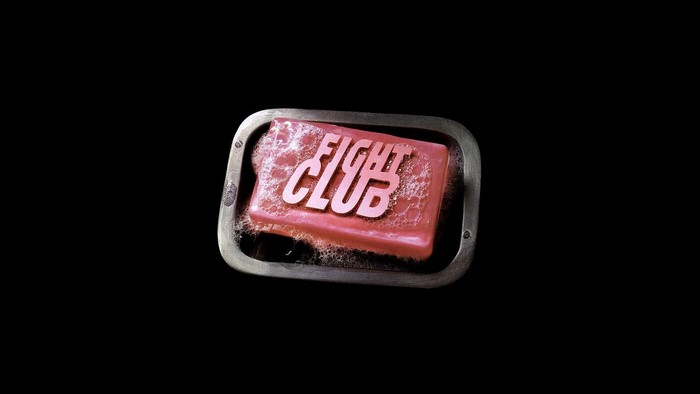 Fight Club logo on a bar of soap