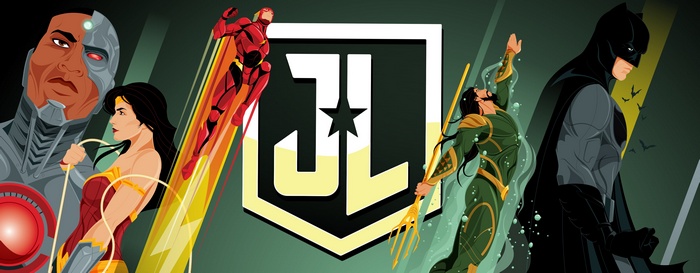 Justice League: Cyborg, Wonder Woman, Flash, Aquaman, Batman