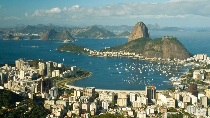 Rio de Janeiro Cityscape with Sugarloaf Mountain