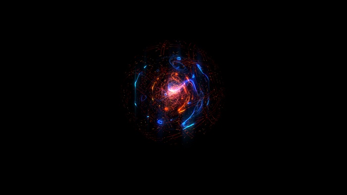Abstract Sphere of Energy and Light