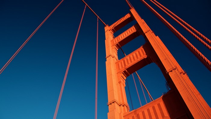 Golden Gate Bridge Tower and Cables
