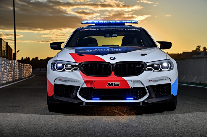 4K BMW M5 MotoGP Safety Car on Track