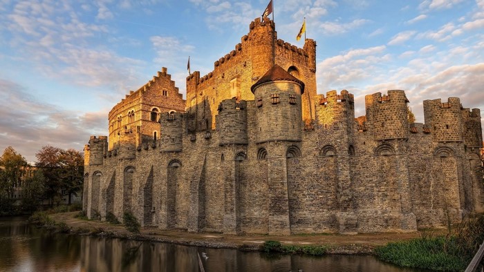 Gravensteen Castle in Ghent, Belgium