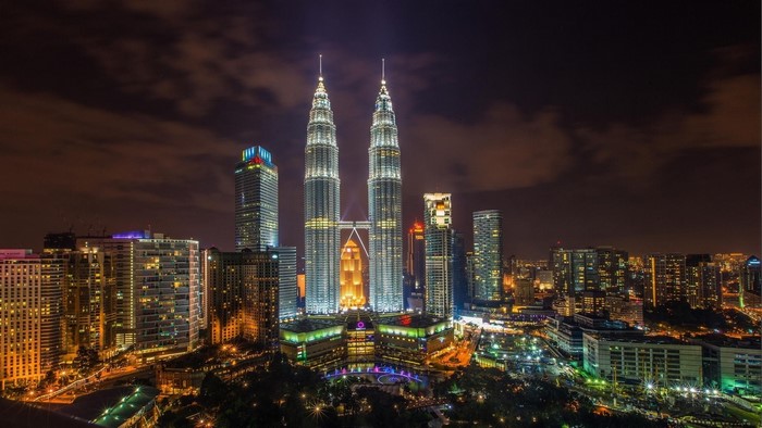 Kuala Lumpur Cityscape at Night