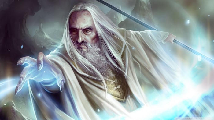 Saruman from Lord of the Rings Art