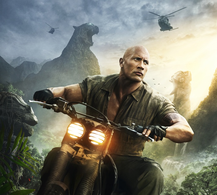 Dwayne Johnson in Jumanji: Welcome to the Jungle 4K
