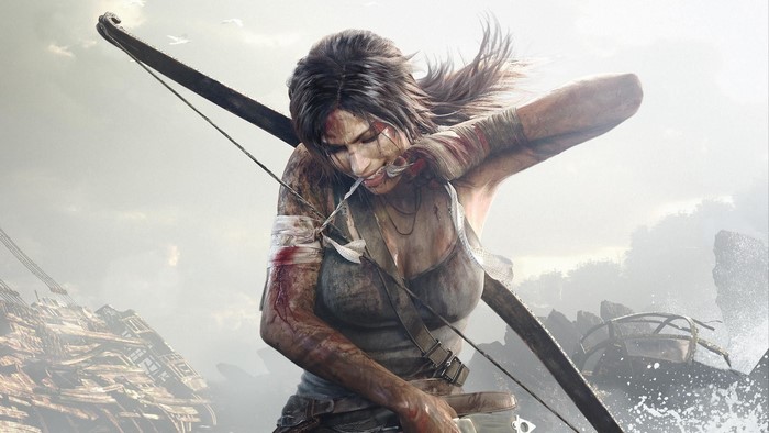 Lara Croft from Tomb Raider with bow