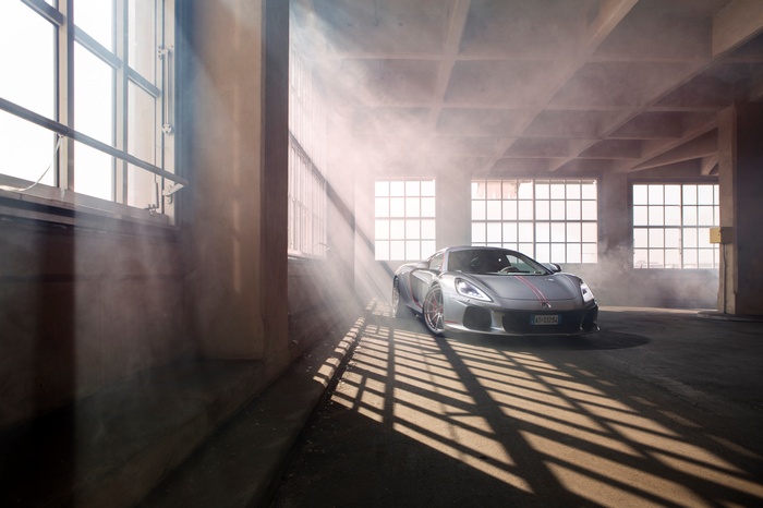 2018 ATS GT sports car in an industrial building