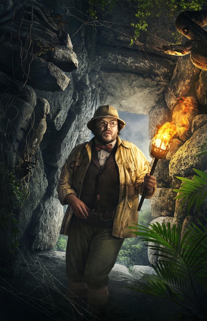 Jack Black from Jumanji: Welcome to the Jungle in 4K