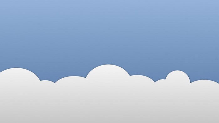 Minimal Clouds and Sky
