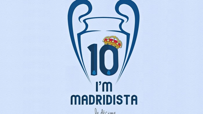 Real Madrid "La Décima" Champions League Trophy