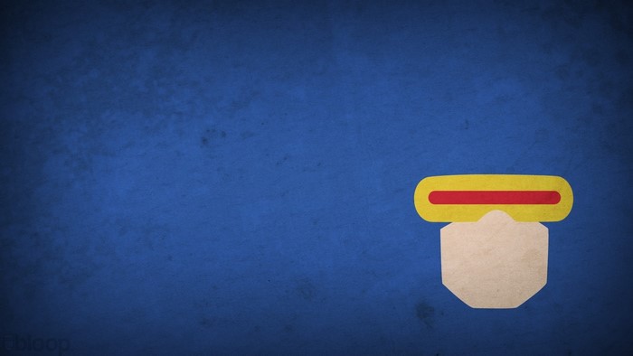 Cyclops from X-Men Minimalist Art