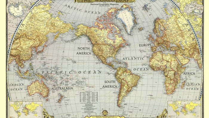 National Geographic World Map