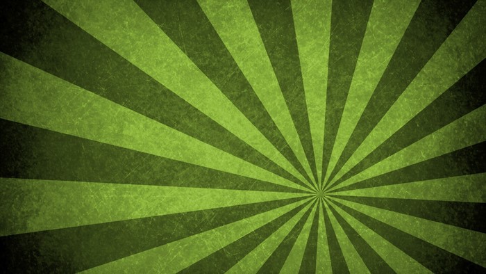 Green Sunburst Pattern
