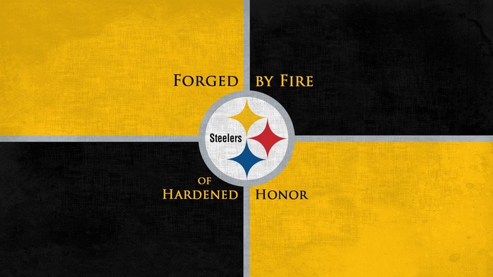 Pittsburgh Steelers Logo Forged by Fire of Hardened Honor