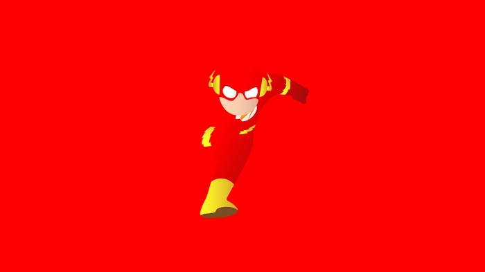 The Flash Minimalist Illustration