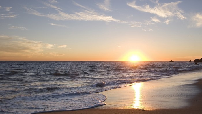 Malibu Sunset over the Ocean
