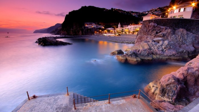 Ponta Do Sol, Portugal at Dusk