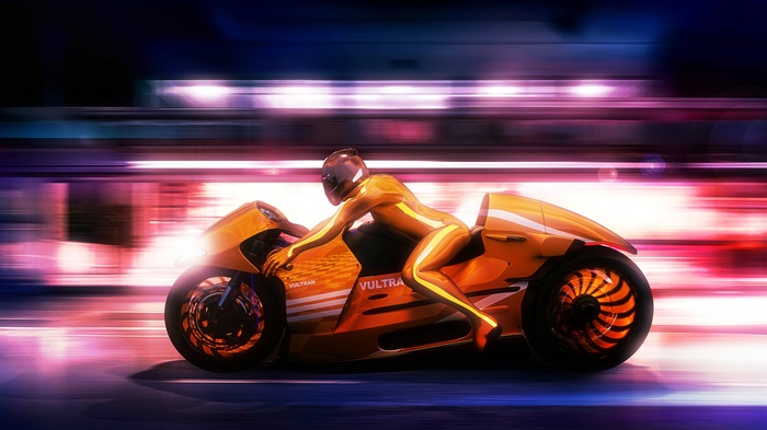 4K Vultran Type 3 Futuristic Concept Bike