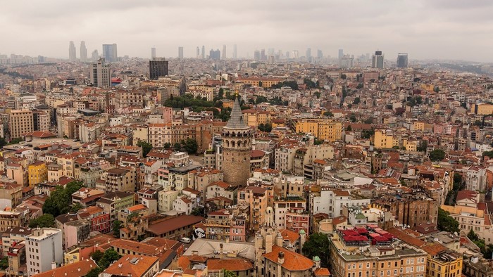 Galata Tower and Istanbul Cityscape