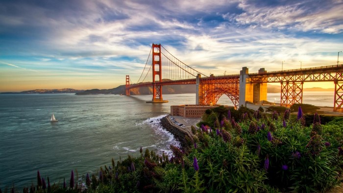 Golden Gate Bridge at Sunset