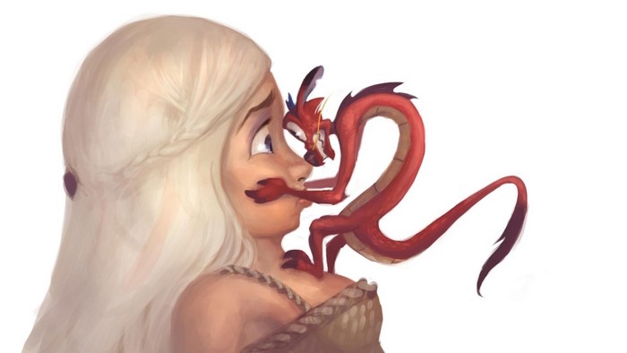 Mushu and Daenerys Targaryen