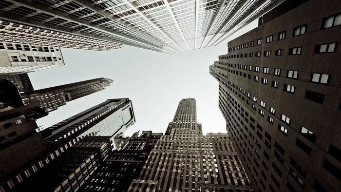 Skyscrapers in a City