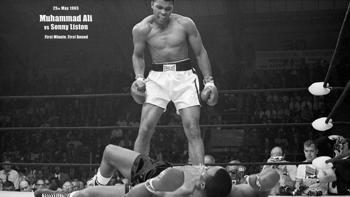 Muhammad Ali vs Sonny Liston Boxing Match