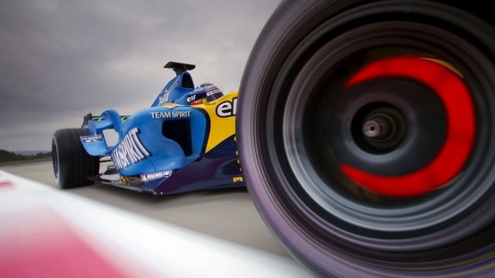 Formula 1 Car with Team Spirit Livery