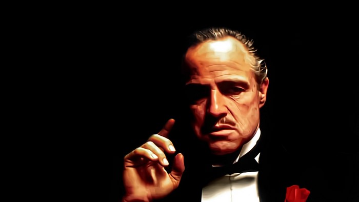 Marlon Brando as Corleone in The Godfather