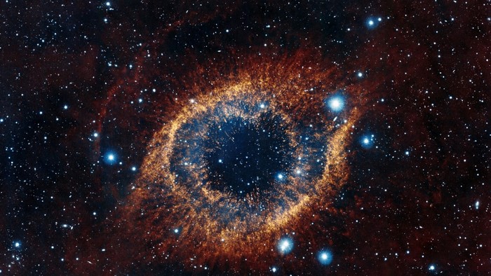The Helix Nebula in Space