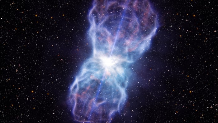 Quasar in Space