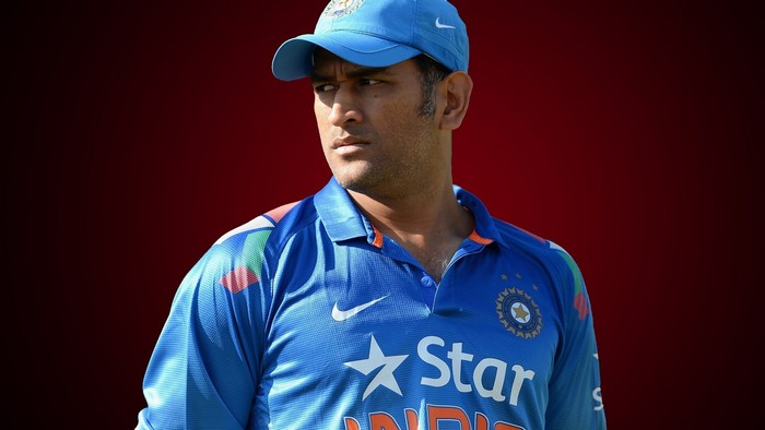 Mahendra Singh Dhoni in Indian Cricket Jersey