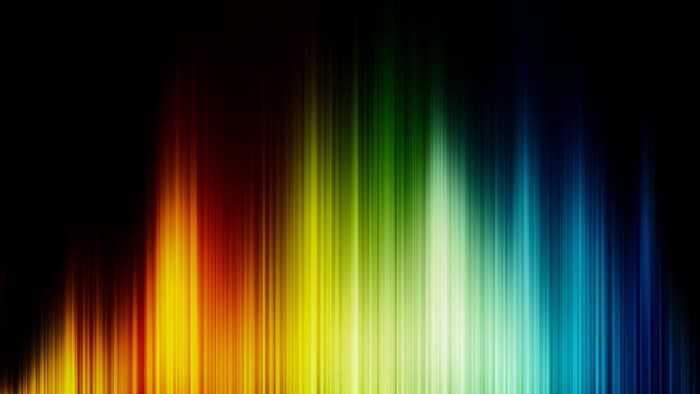 Abstract Rainbow Light Streaks