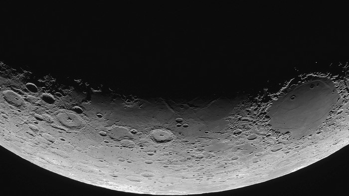 The Moon surface with craters