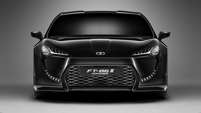 4K Toyota FT-86 II Concept car front view