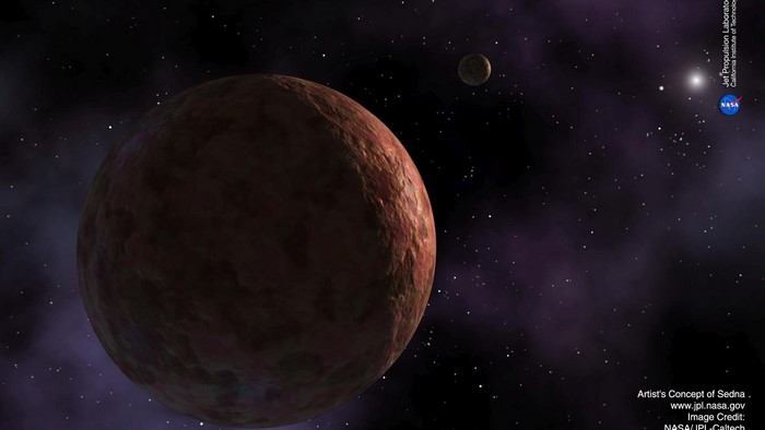 Artist's concept of Sedna, a dwarf planet