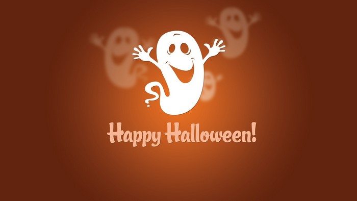 Happy Halloween ghosts