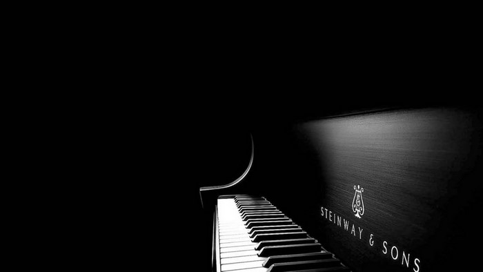 Steinway & Sons Grand Piano Monochrome