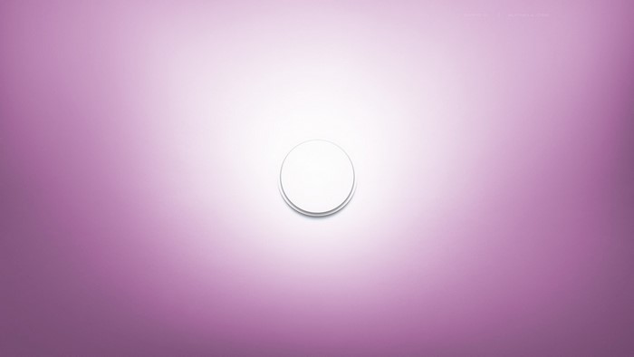 Pink gradient with white circle