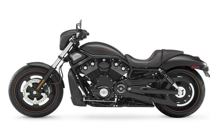 Black Harley Davidson Motorcycle