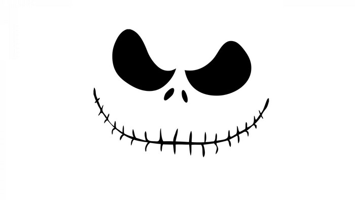 Jack Skellington Face from The Nightmare Before Christmas