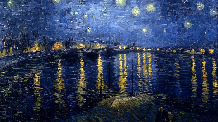 Starry Night Over the Rhone by Van Gogh
